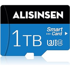 Micro SD karte 1 TB atmiņas karte Micro SD liela ātruma kamerai Atmiņas karte 1 TB viedtālruņiem, digitālajām kamerām, planšetdatoriem un droniem