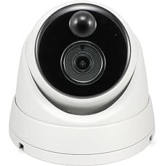 Swann CCTV Dome 4K Ultra HD IP novērošanas kamera ar termisko skenēšanu un sejas noteikšanu un vienvirziena audio — viena pakete