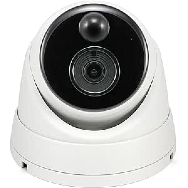 Swann CCTV Dome 4K Ultra HD IP novērošanas kamera ar termisko skenēšanu un sejas noteikšanu un vienvirziena audio — viena pakete