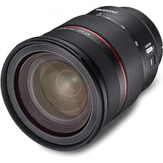 Samyang AF 24–70 mm F2.8 FE savietojams ar Sony E — pilna formāta automātiskais fokuss un APS-C 24–70 mm tālummaiņas objektīvs, spilgts F 2.8, Sony E Mount kamerām Sony Alpha A9 A7 A7C A7C II A7C R A6000 Series