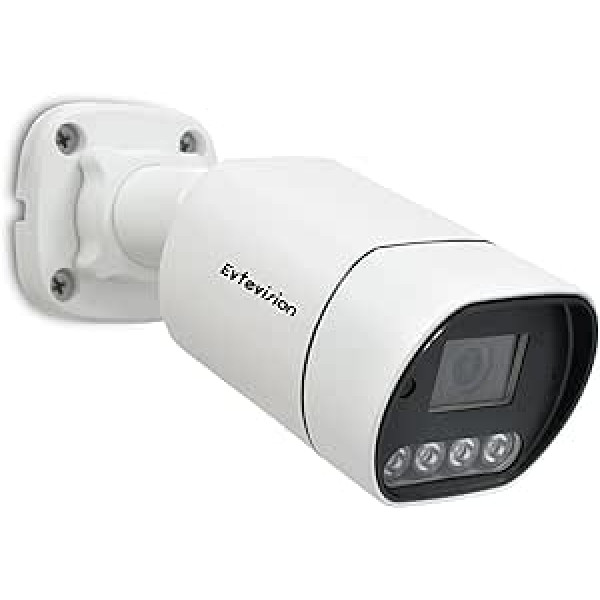 Evtevision Security 5MP CCTV Bullet video novērošanas kamera novērošanas sistēmai, AHD/TVI/CVI/CVBS 4-in-1 video izvade, 100 FT IR Night Vision, IP67 ūdensizturīgs, bez adaptera