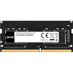 Lexar SODIMM DDR4 RAM 16 GB 3200 MHz 260 kontaktu SODIMM klēpjdatora atmiņa Augstas veiktspējas SO-DIMM datora klēpjdatora atmiņa augstas veiktspējas atmiņa (LD4AS016G-B3200GSST)