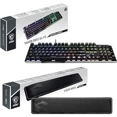 MSI Vigor GK 50 Elite BW DE + Vigor WR01 Gaming Wrist Rest