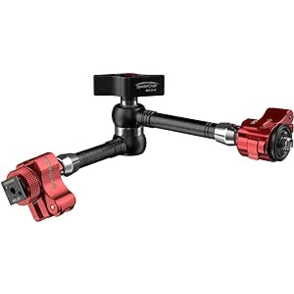 IFOOTAGE Spider Crab MA5-6 11 Inch Camera Magic Arm Aluminium Articulated Arm with Cold Shoe Mount and Mini Head for DSLR Camera Rig / LCD Monitor / Action Camera Maximum Load 13.2 lbs / 6 kg