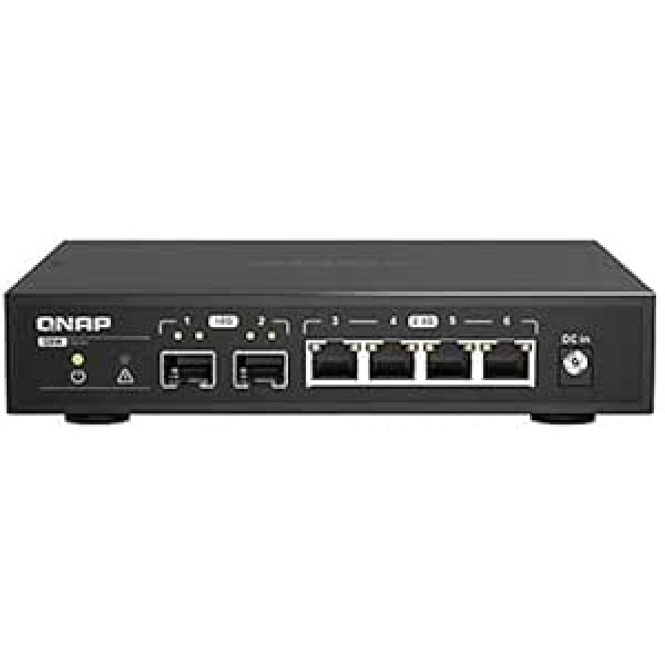 QNAP QSW-2104-2S 2 prievadų 10 GbE SFP+ 5 prievadų