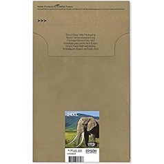 Epson Original 24XL Tinte Elefant (XP-750, XP-850, XP-950, XP-55, XP-760, XP-860, XP-960, XP-970), Multipack 6-farbig