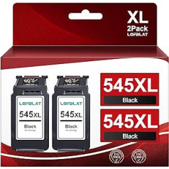 LOFBLAT 545 XL Black, Canon printeru kasetņu maiņa 545 Multipack Black, MX495 kasetnēm Pixma TS3350 MG2550s TS3150 TR4550 MG3050 TR4551 MG2950 MX490 MG25555s