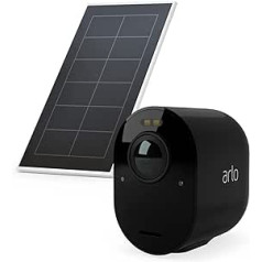 Arlo Ultra2 Additional Outdoor Surveillance Camera and Free Solar Panel - Black