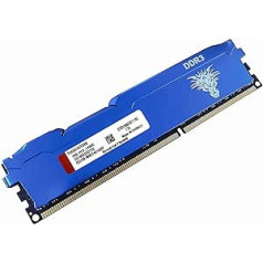 DDR3 8GB galddatora RAM 1866MHz PC3-14900 UDIMM bez ECC nebuferēts 1,5V 2Rx8 Dual Rank 240-Pin CL13 datora datora atmiņas jaunināšanas moduļa atmiņas komplekts (zils)