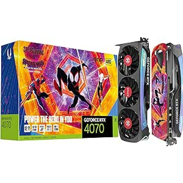 Zotac Gaming Geforce RTX 4070 AMP AIRO Spider-Man