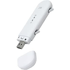 ZTE MF79U Wingle CAT4-4G Unlocked Wi-Fi USB Modem Low Cost Travel WiFi 150Mbps External Antenna Ports White