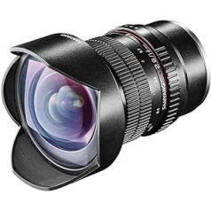 Samyang MF 14mm F2,8 Sony E - Weitwinkelobjektiv für Vollformat und APS-C Sensor - Landschaftsfotografie, Innenräume - Hohe Lichtstärke - Manueller Fokus - Inkl. Tasche und Schutzdeckel