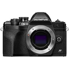 Olympus OM-D E-M10 Mark IV Micro Four-Thirds sistēmas kameras komplekts 20 MP sensors