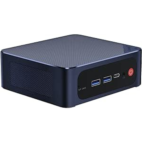 Beelink SEi12 Mini dators ar Windows 11 Pro, Intel Octa Core i5-12450H, RAM 16GB DDR4 3200, SSD NVMe 500GB, SATA3 slots, Wi-Fi 6AX, Gigabit Ethernet, Bluetooth 5.2, DisplayPort 4K, HDMI 4K, USB-C