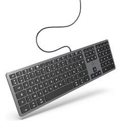 Mobilitātes laboratorija Clavier DesignTouch Filaire Mac — melns