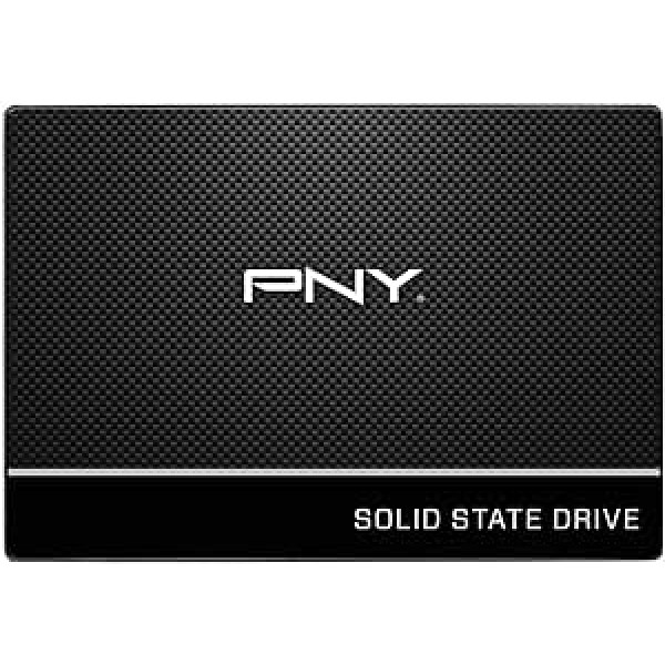 PNY CS900 iekšējais SSD SATA III 2,5 collu 250 GB lasīšanas ātrums līdz 535 MB/s