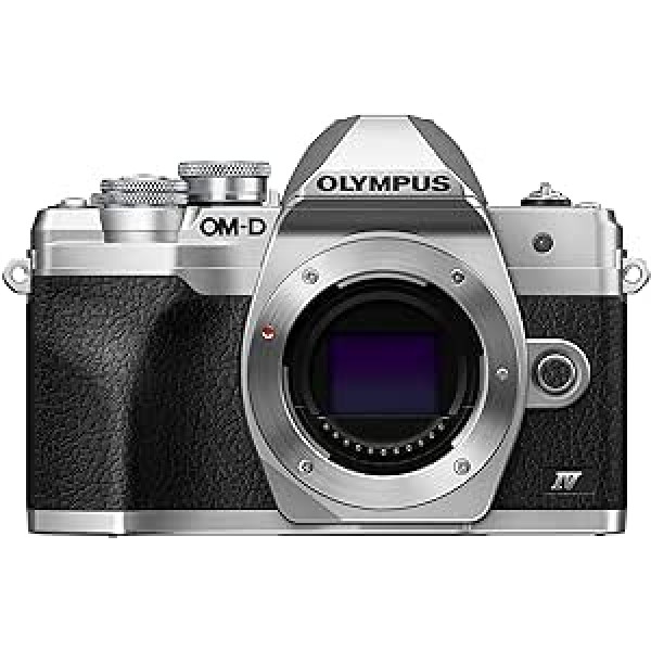 Olympus OM-D E-M10 Mark IV Micro Four-Thirds sistēmas kameras komplekts 20 MP sensors