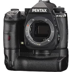 Pentax K-3 Mark III APS-C DSLR melnais komplekts ar bateriju rokturi 2 baterijām