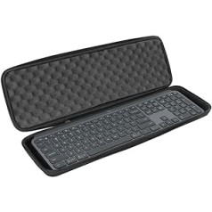 Hermitshell Hard Travel Case for Logitech MX Keys Advanced Wireless Illuminated Keyboard