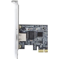 H!Fiber 2.5Gb PCIe tīkla adapteris RTL8125B 2500/1000Mbps PCI Express Gigabit Ethernet karte RJ45 LAN kontrollera atbalsts PXE operētājsistēmai Windows/Linux/MAC ar zemu profilu