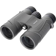 Levenhuk Nitro 10x42 Compact, Lightweight and Waterproof Field Binoculars with Bag, Carry Strap and Protective Caps in Set