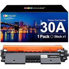 GPC IMAGE 30A Tonerkartusche Suderinamas su HP CF230A 30X CF230X dažais LaserJet Pro MFP M227fdw M203dw M203dn M203d M227sdn M227fdn M227d Drucker (Schwarz)