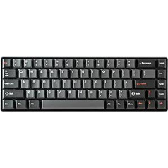 DrunkDeer G65 Rapid Trigger Mehāniskā tastatūra Magnētiskais Slēdzis Spēļu PBT Taustiņu vāciņš Vadu 65% Izmērs Kompakts 68 Taustiņi RGB Spoku aizsardzība Melns