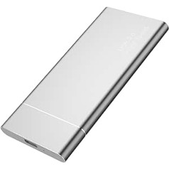 Ārējais cietais disks Pārnēsājams cietais disks Ārējais USB 3.0 dublējumkopijas HDD Portable televizoram, personālajam datoram, MacBook, MacBook, Chromebook datoram, Wii u, klēpjdatoram, galddatoram, Windows