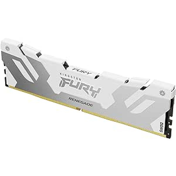 Kingston Fury Renegade DDR5 sudraba/balta XMP 16GB 8000MT/s CL38 DIMM galddatoru spēļu atmiņa KF580C38RW-16