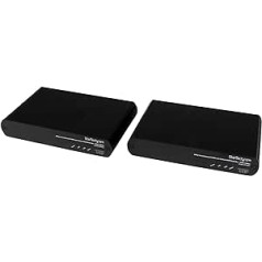 StarTech.com USB HDMI uber Cat5e / 6 KVM Konsolen Extender ar 1080p bezkomprimiertem Video, 100m, Cat5e Cat6 Video KVM-Extender