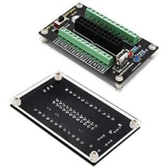 LeHang jaunināšanas versija ATX 24/20 kontaktu barošanas avota pārtraukuma plates modulis ar USB 5V portu un akrila pamatni