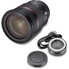 SAMYANG AF 24–70 mm F2.8 FE ar objektīva staciju Sony E — pilna formāta automātiskā fokusa un APS-C 24–70 mm tālummaiņas objektīvs F 2.8, Sony E mount kamerām Sony Alpha A7 A9 A1 A7C A6000 Series