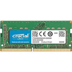 Crucial 8GB DDR4 2400 MT/s (PC4-19200) CL17 SR SODIMM 260pin for Mac