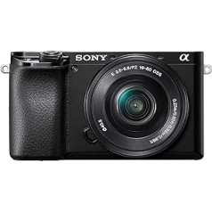 Sony Alpha 6100 E-Mount sistēmas kamera (24 megapikseļi, 4K video, 180° skārienjūtīgs displejs