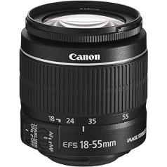 Canon EF-S 18-55mm F3.5-5.6 IS II Universalzoom-Objektiv (58mm Filtergewinde) Schwarz