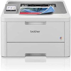 Brother HL-L8230CDW Professional and Compact Colour LED Printer with Wi-Fi (30 ppm) White/Grey