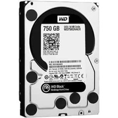 Western Digital Caviar Black HD WD 750GB Internal Hard Drive 8.9 cm (3.5 Inch) 7200 rpm 64 MB Cache SATA III