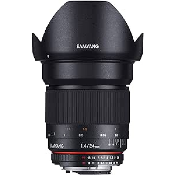 Samyang 24 mm F1.4 objektīvs savienošanai