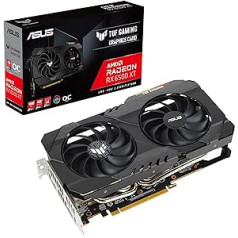 ASUS TUF AMD Radeon RX 6500XT OC Gaming Graphics Card (4GB GDDR6, PCIe 4.0, Aura Sync, HDMI 2.1, DisplayPort 1.4a, TUF-RX6500XT-O4G-GAMING)