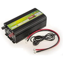 KALEA-INFORMATIQUE. Converter Voltage Changer 12 V to 220 V (Inverter AC - DC) - Power 1500 W - Function UPS: Power Supply Continue (Uninterruptible Power Supply)