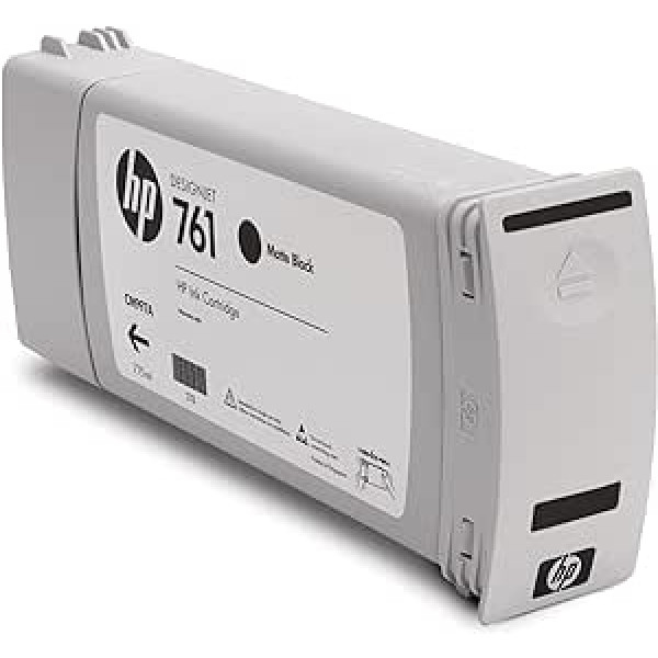 HP 761 Mattschwarz Designjet Tintenpatrone, 775 ml