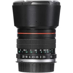 JINTU MF 85 mm F1.8 EF Manuālais fokuss Canon EF I Viegls un kompakts telefoto objektīvs portreta ierakstīšanai, I Pilna formāta SLR un APS-C Canon kamerām