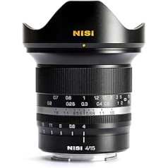 NiSi 15 mm F4 ASPH īpaši plata leņķa pilna formāta objektīvs Sony E-Mount/Nikon Z-Mount/Cannon RF Mount/Fujifilm X-Mount/Leica/Panasonic LUMIX/Sigma FP L-Mount