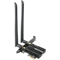 WLAN karte PCIe WiFi 6 Bluetooth 5.2, Intel WiFi 6 AX200, Bis zu 3000Mbit/s PCIe WiFi 6 karte, 5G/2.4G WLAN tīkla tīkla darbība personālajam datoram Windows 11/10 (64 biti)