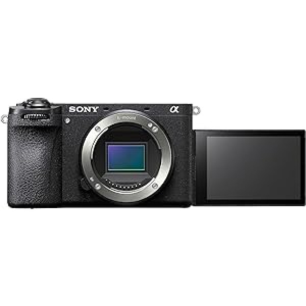 Sony Alpha 6700 APS-C bezspoguļu sistēmas kamera (automātiskais fokuss, kas balstīts uz mākslīgo intelektu, 5 asu attēla stabilizācija)