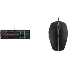 CHERRY MX Board 3.0 S & Mouse Gentix 4K vada optiskais biznesa USB — melns