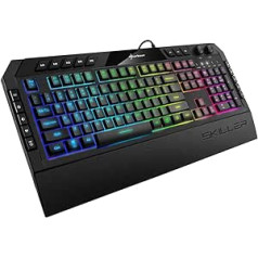 Sharkoon Skiller SGK5 spēļu tastatūras melnas