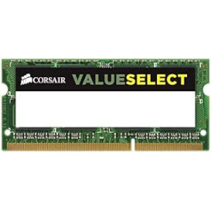 Corsair Value Select SODIMM 4 GB (1 x 4 GB) DDR3 1600 MHz C11 skaļrunis klēpjdatoriem/piezīmjdatoriem CMSO4GX3M1C1600C11 grün