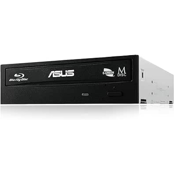 Asus BC-12D2HT Silent internes Blu-Ray Combo Laufwerk (12x BD-R (Lesen), 16x DVD±R (Schreiben), mazumtirdzniecība, BDXL, Sata, Schwarz