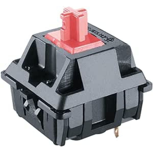 Pack of Cherry MX Mechanical Keyboard Switches | Plate Mounted Switches | MX3AL1NN (Cherry Silent Red, 65 Pack)